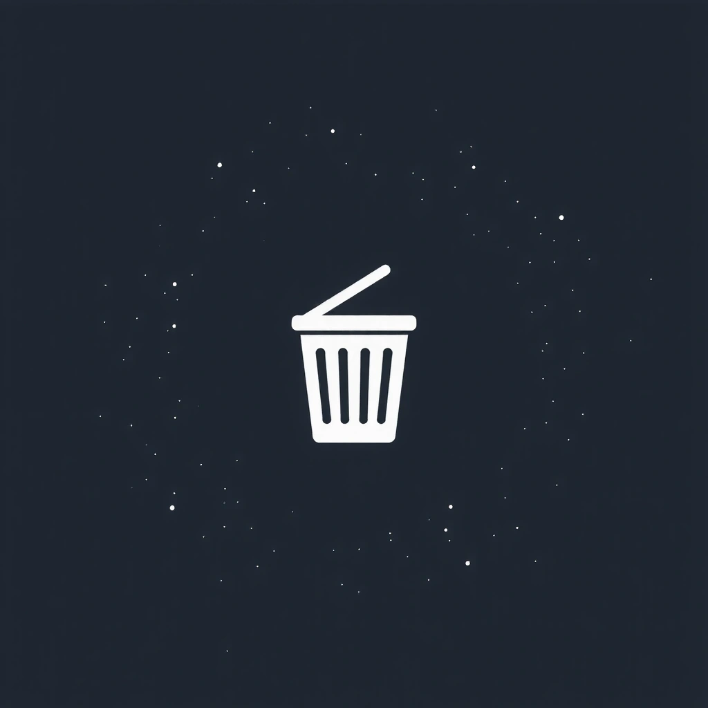 Trash can icon